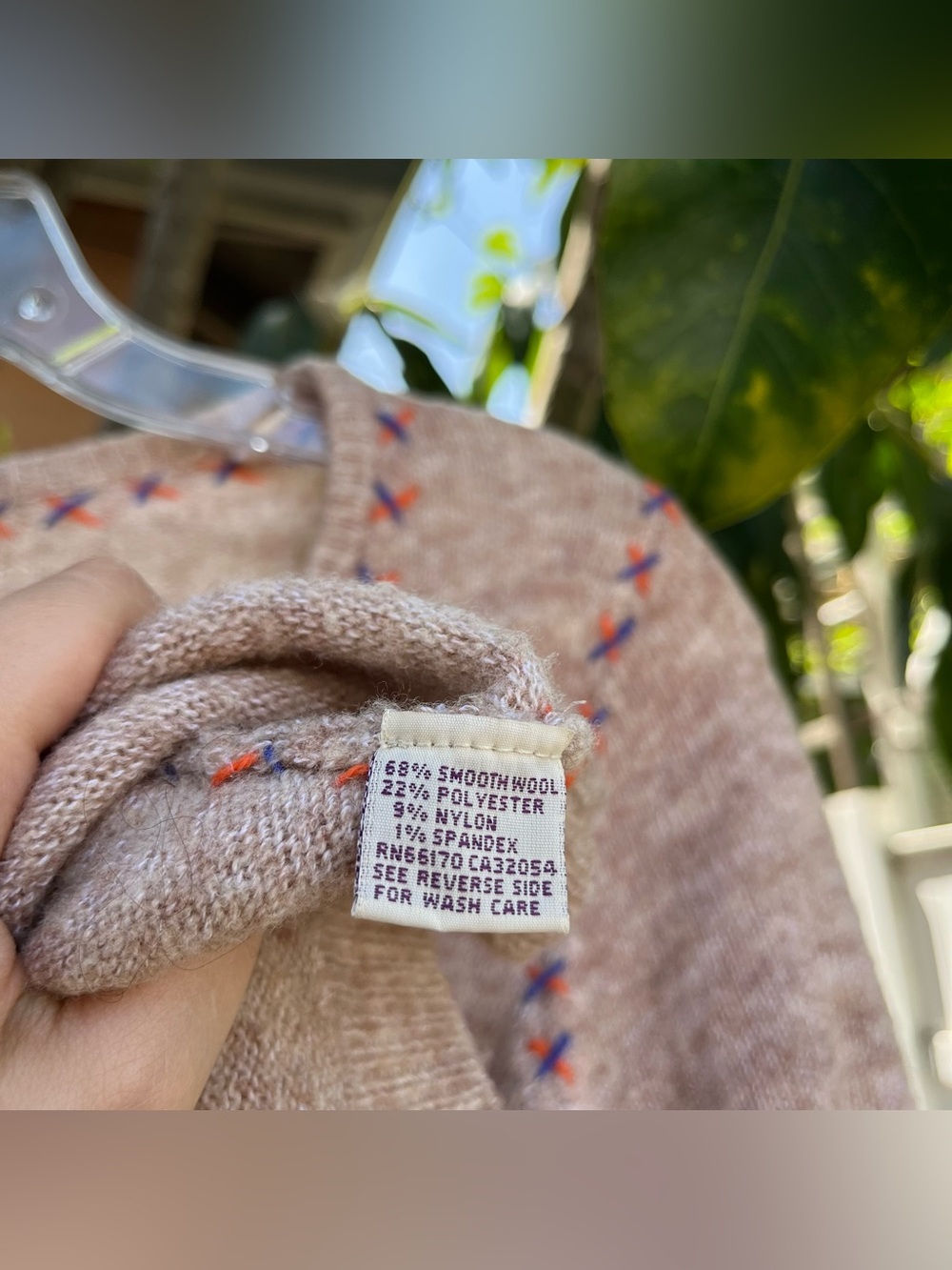 Vintage 2003 Free People Cream Embroidered Cardigan. - Picture 7 of 13